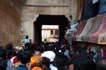 Demasiada gente en Jaisalmer
